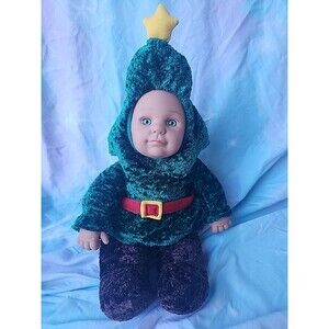 Sugar Loaf 19” Plush Christmas Tree Costume Soft Baby Doll